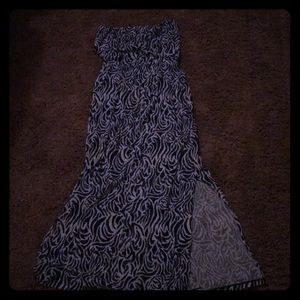 Vineyard Vines strapless maxi dress